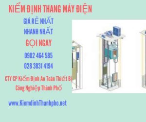 Hình ảnh kiểm định Thang máy điện