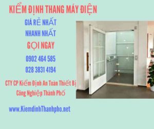 Hình ảnh kiểm định Thang máy điện