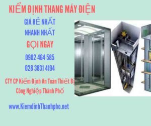 Hình ảnh kiểm định Thang máy điện