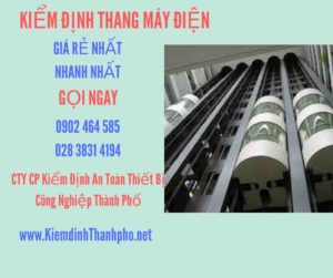 Hình ảnh kiểm định Thang máy điện