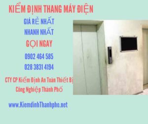 Hình ảnh kiểm định Thang máy điện