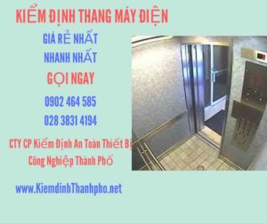 Hình ảnh kiểm định Thang máy điện