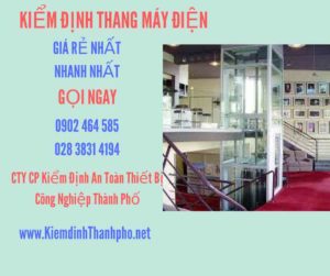 Hình ảnh kiểm định Thang máy điện