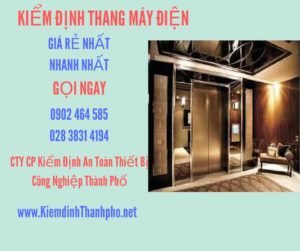 Hình ảnh kiểm định Thang máy điện