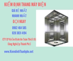 Hình ảnh kiểm định Thang máy điện