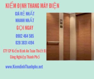 Hình ảnh kiểm định Thang máy điện