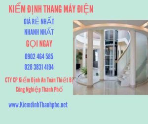 Hình ảnh kiểm định Thang máy điện