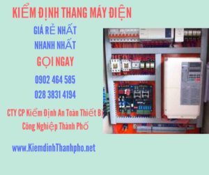 Hình ảnh kiểm định Thang máy điện