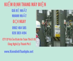 Hình ảnh kiểm định Thang máy điện