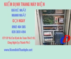 Hình ảnh kiểm định Thang máy điện