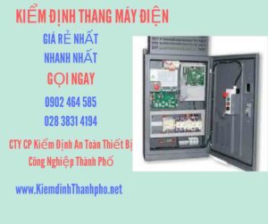 Hình ảnh kiểm định Thang máy điện