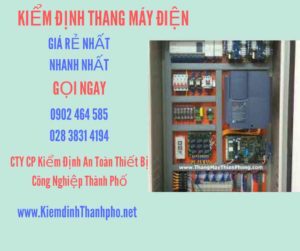 Hình ảnh kiểm định Thang máy điện