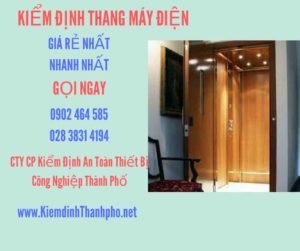 Hình ảnh kiểm định Thang máy điện