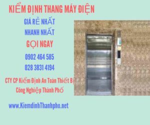 Hình ảnh kiểm định Thang máy điện