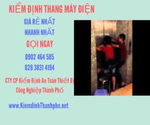 Hình ảnh kiểm định Thang máy điện