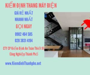 Hình ảnh kiểm định Thang máy điện