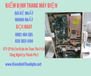 Hình ảnh kiểm định Thang máy điện