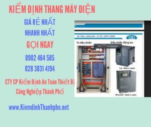 Hình ảnh kiểm định Thang máy điện