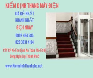 Hình ảnh kiểm định Thang máy điện