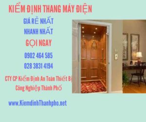 Hình ảnh kiểm định Thang máy điện