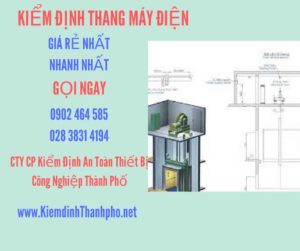 Hình ảnh kiểm định Thang máy điện