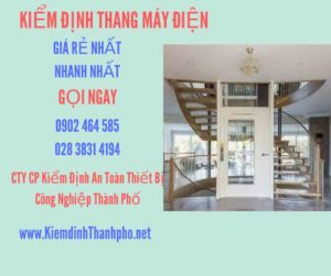 Hình ảnh kiểm định Thang máy điện