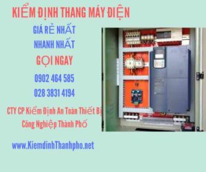 Hình ảnh kiểm định Thang máy điện