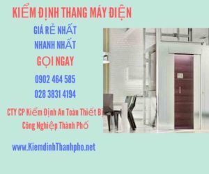 Hình ảnh kiểm định Thang máy điện