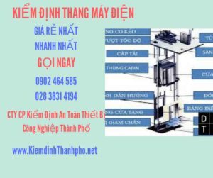 Hình ảnh kiểm định Thang máy điện