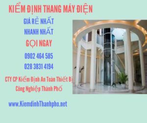 Hình ảnh kiểm định Thang máy điện