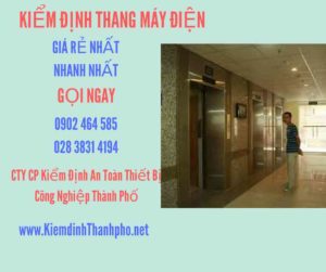 Hình ảnh kiểm định Thang máy điện