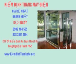 Hình ảnh kiểm định Thang máy điện