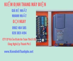 Hình ảnh kiểm định Thang máy điện