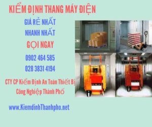 Hình ảnh kiểm định Thang máy điện