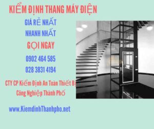 Hình ảnh kiểm định Thang máy điện