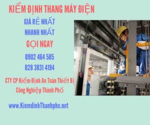 Hình ảnh kiểm định Thang máy điện