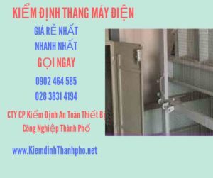 Hình ảnh kiểm định Thang máy điện