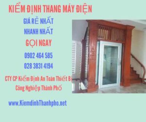 Hình ảnh kiểm định Thang máy điện