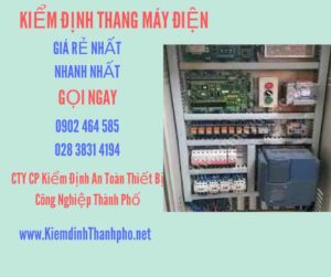 Hình ảnh kiểm định Thang máy điện