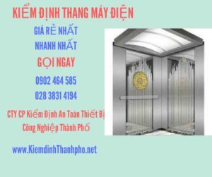 Hình ảnh kiểm định Thang máy điện