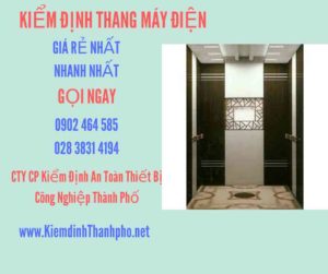 Hình ảnh kiểm định Thang máy điện