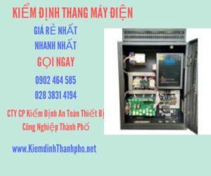 Hình ảnh kiểm định Thang máy điện