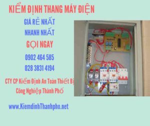 Hình ảnh kiểm định Thang máy điện