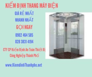 Hình ảnh kiểm định Thang máy điện