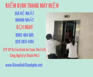 Hình ảnh kiểm định Thang máy điện