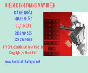 Hình ảnh kiểm định Thang máy điện