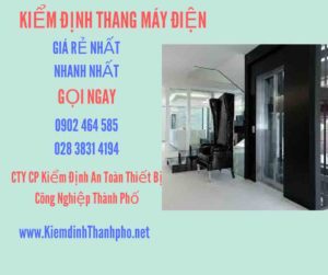 Hình ảnh kiểm định Thang máy điện