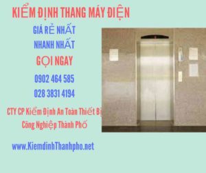 Hình ảnh kiểm định Thang máy điện