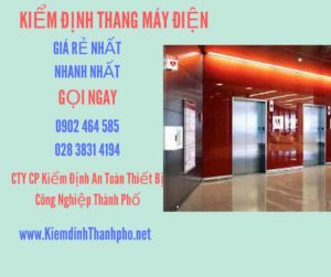 Hình ảnh kiểm định Thang máy điện