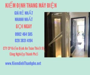 Hình ảnh kiểm định Thang máy điện